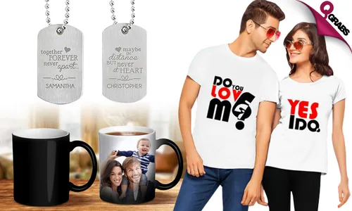Customized Printing for Mugs, T-shirts & Laser Engraving on Metal!